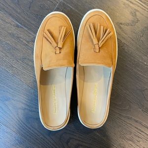 Tan Tassel Loafers